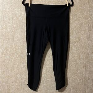 Under Armour Jet Black Athletic Capris